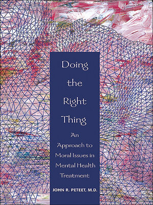 cover image of Doing the Right Thing